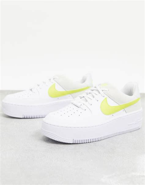 nike air force 1 geel wit|Nike Air Force 1 sale.